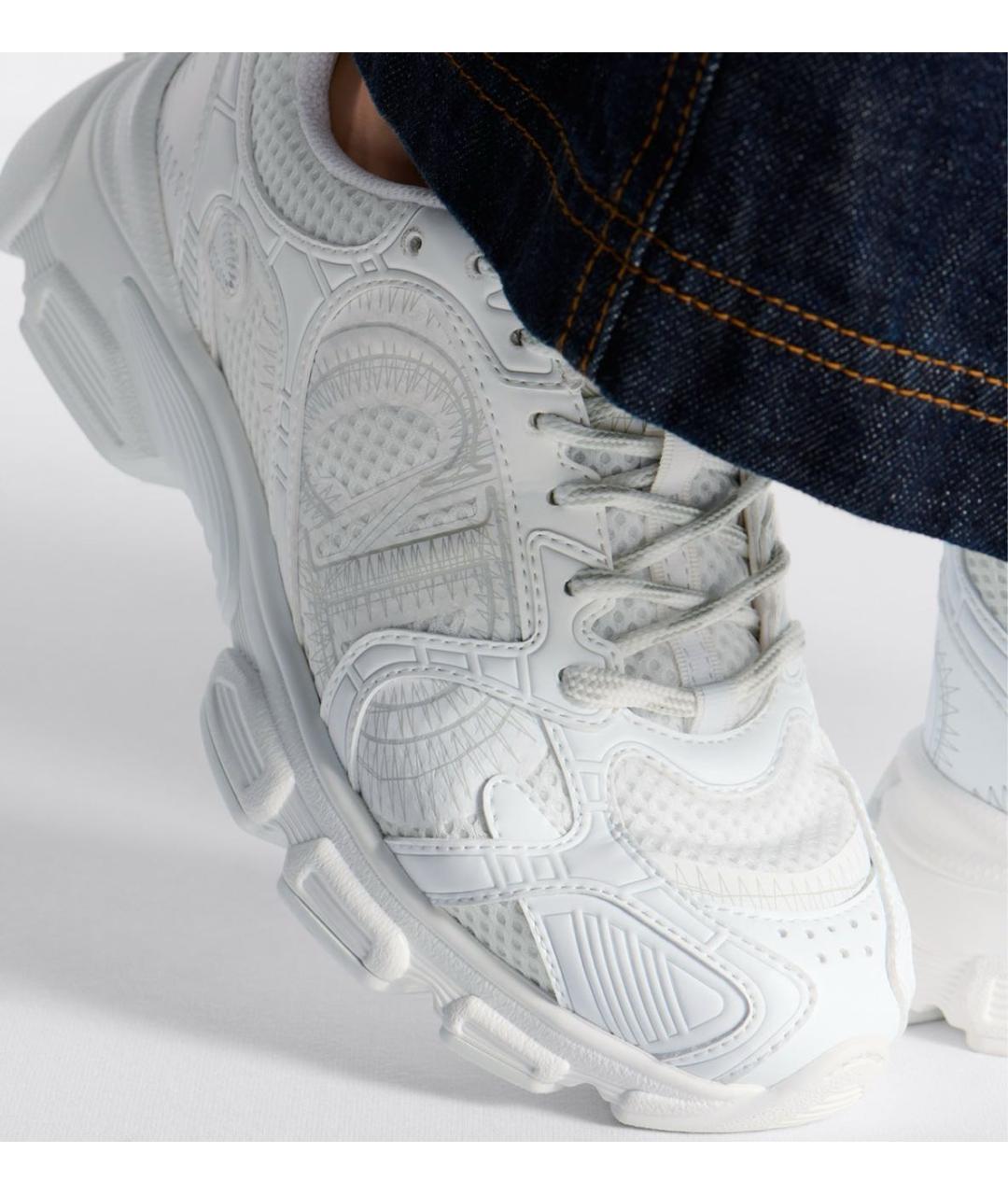 CHRISTIAN DIOR Белые замшевые кроссовки, фото 3