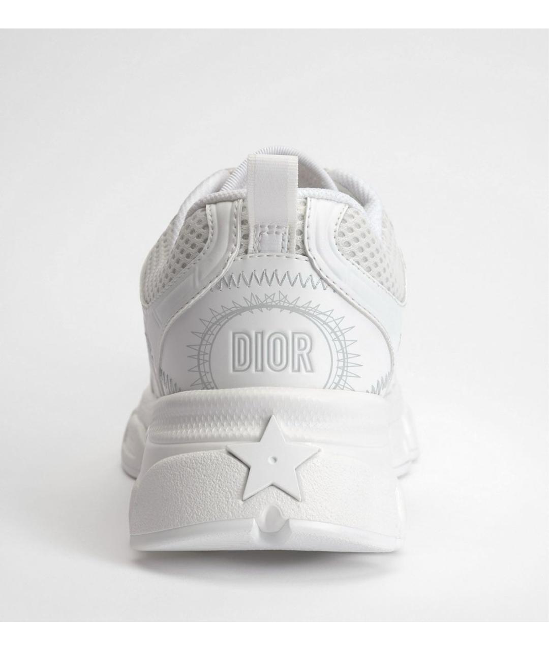 CHRISTIAN DIOR Белые замшевые кроссовки, фото 4