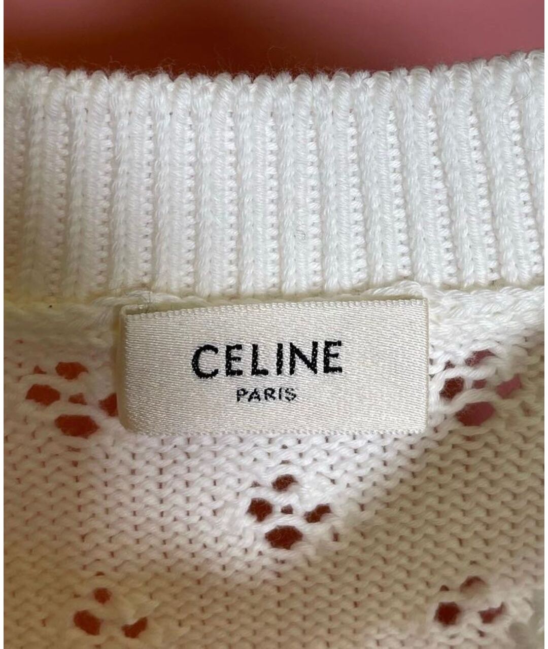 CELINE PRE-OWNED Белый джемпер / свитер, фото 5