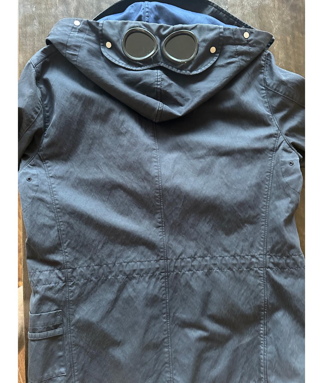 CP COMPANY Черная хлопко-эластановая куртка, фото 2