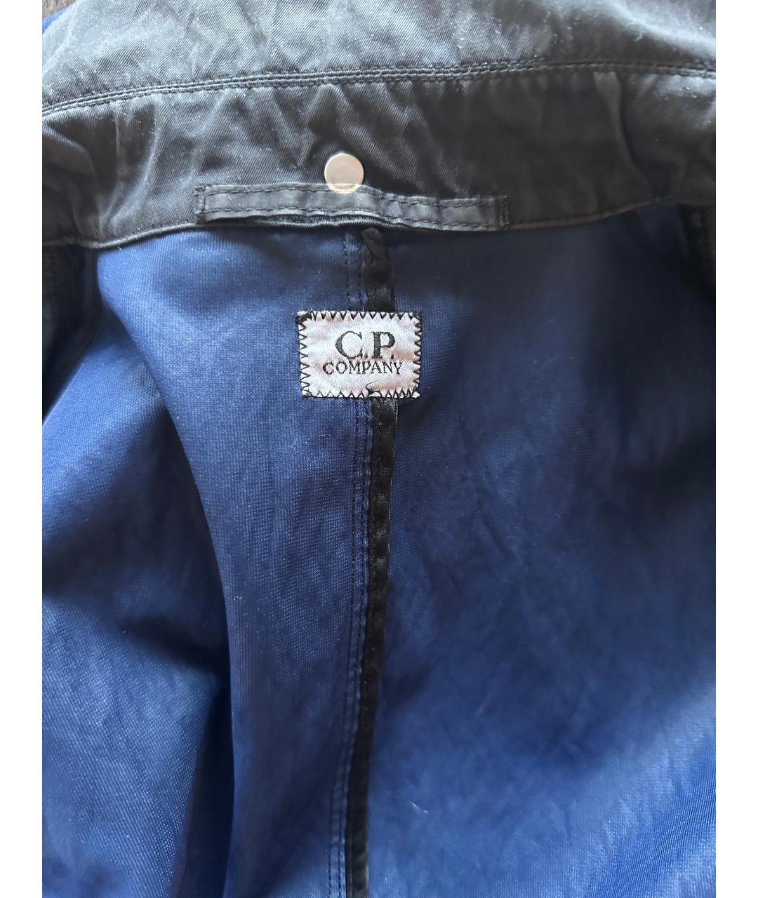 CP COMPANY Черная хлопко-эластановая куртка, фото 3