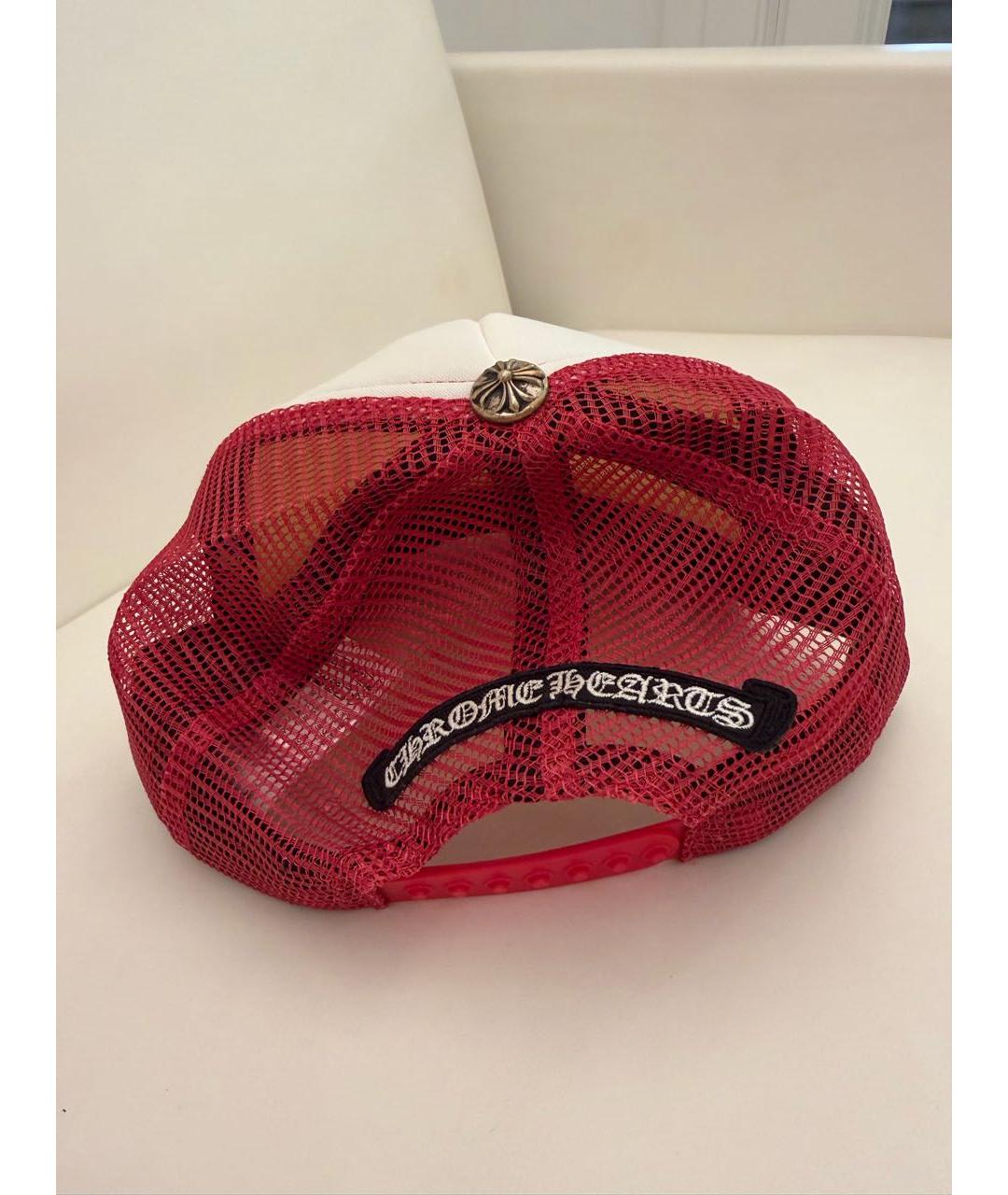 CHROME HEARTS Красная синтетическая кепка, фото 2