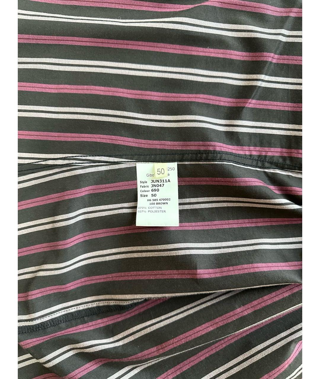 JOSEPH Бордовая хлопко-полиэстеровая кэжуал рубашка, фото 5