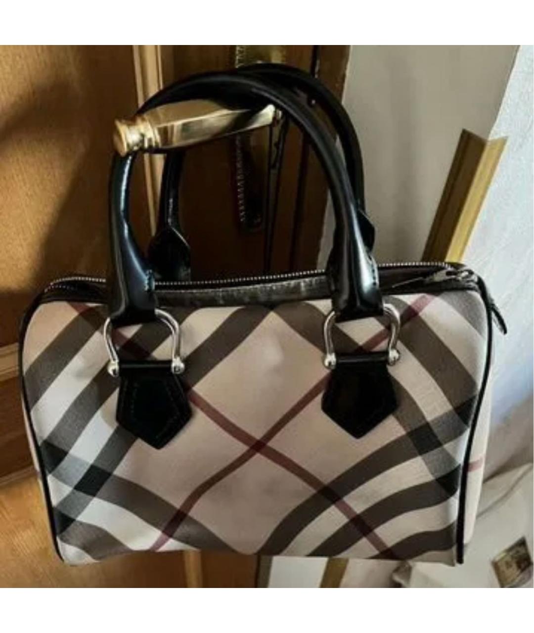 BURBERRY Бежевая сумка с короткими ручками, фото 3