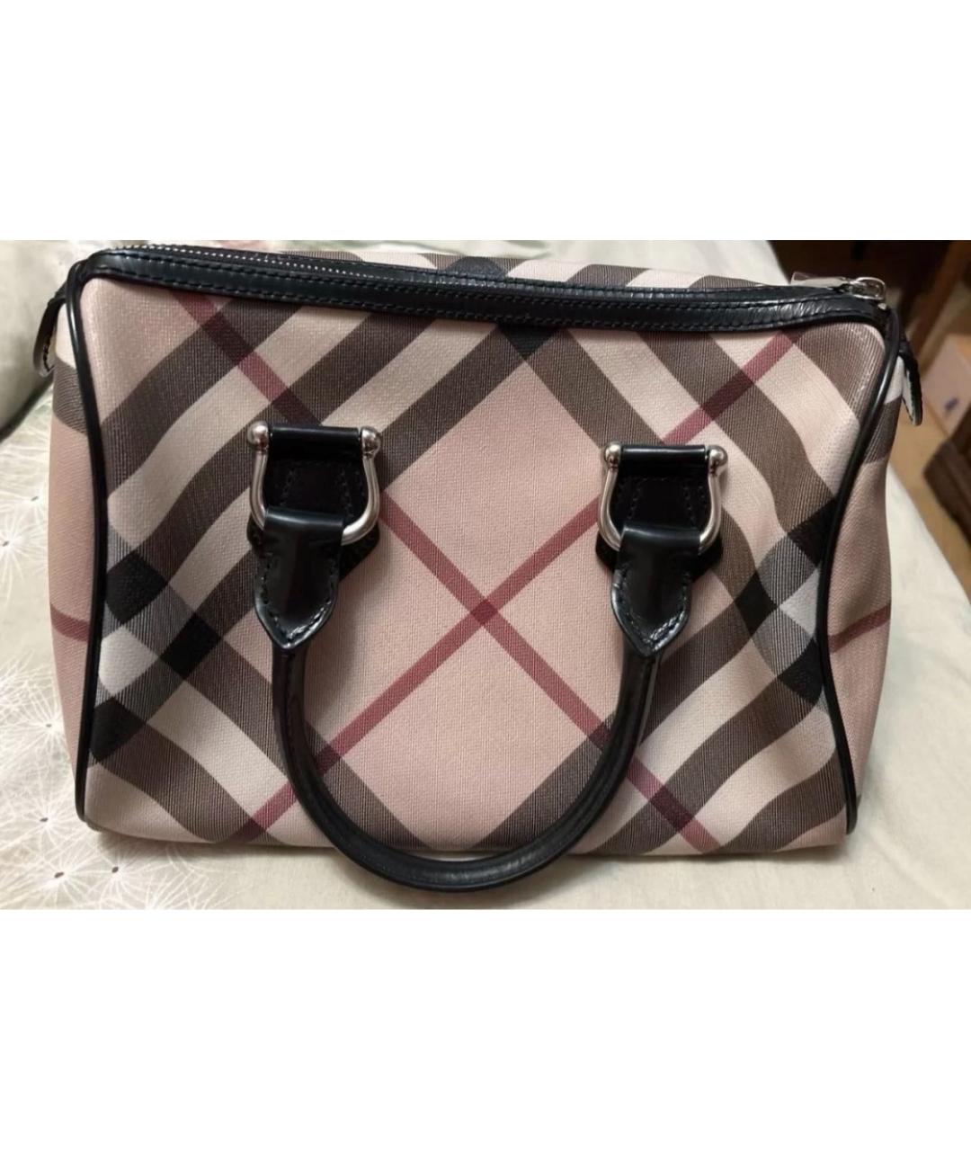 BURBERRY Бежевая сумка с короткими ручками, фото 9