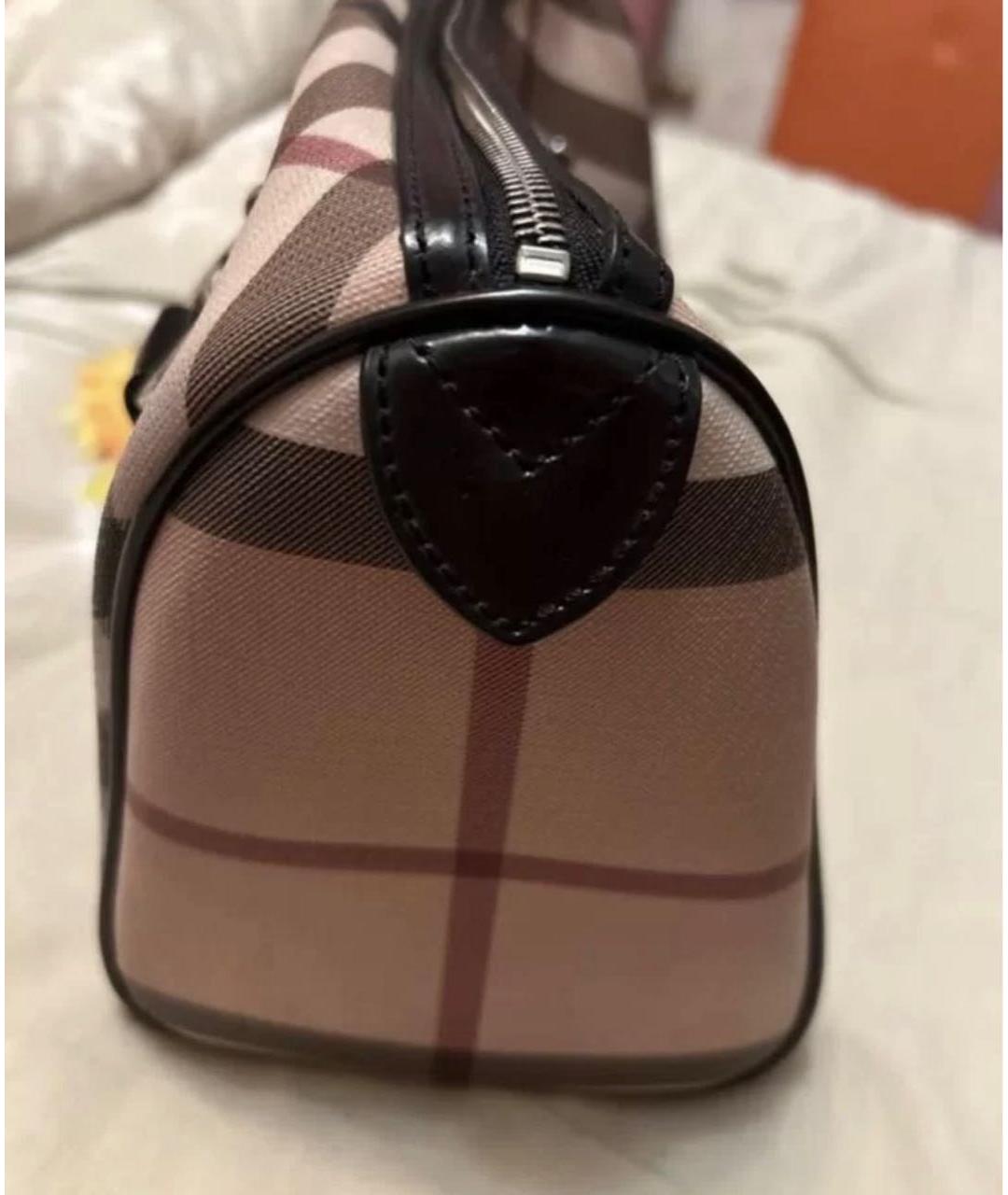 BURBERRY Бежевая сумка с короткими ручками, фото 5