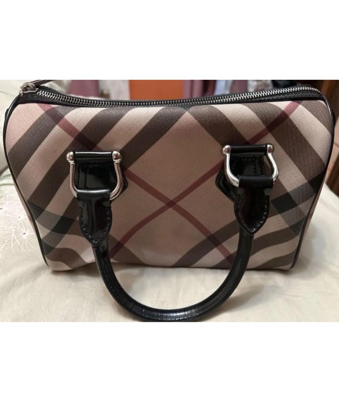 BURBERRY Бежевая сумка с короткими ручками, фото 8