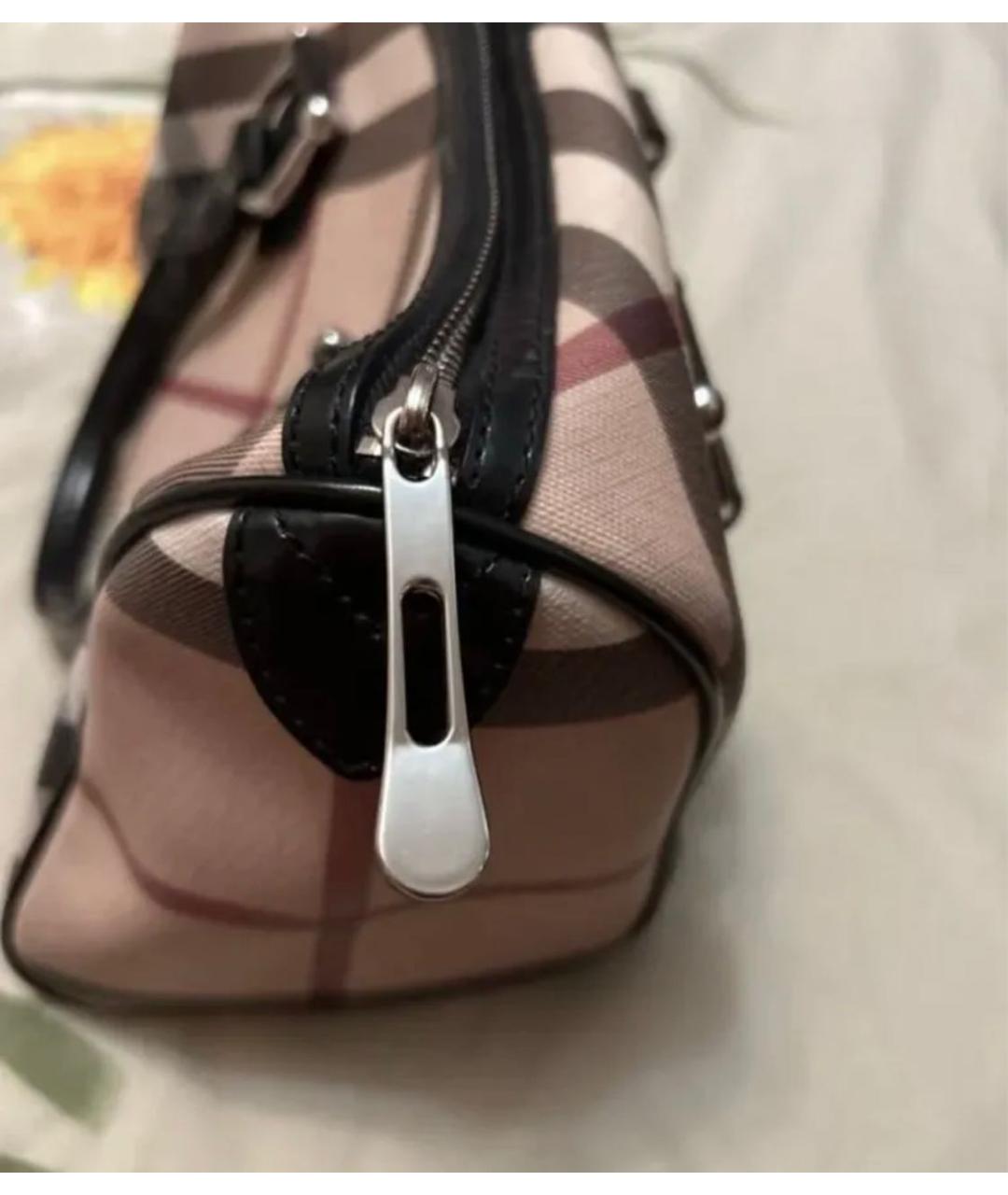 BURBERRY Бежевая сумка с короткими ручками, фото 6