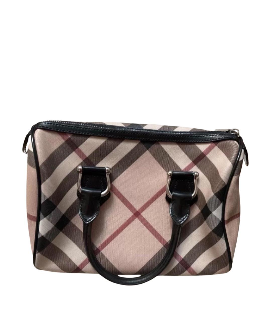 BURBERRY Бежевая сумка с короткими ручками, фото 1