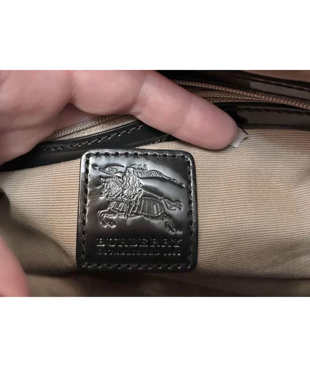 BURBERRY Бежевая сумка с короткими ручками, фото 7