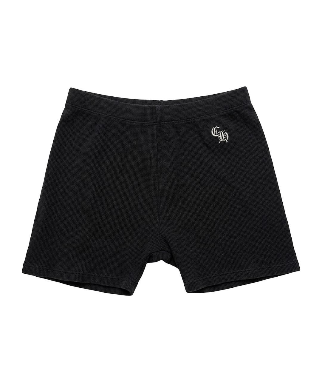 CHROME HEARTS Черные хлопковые шорты, фото 1