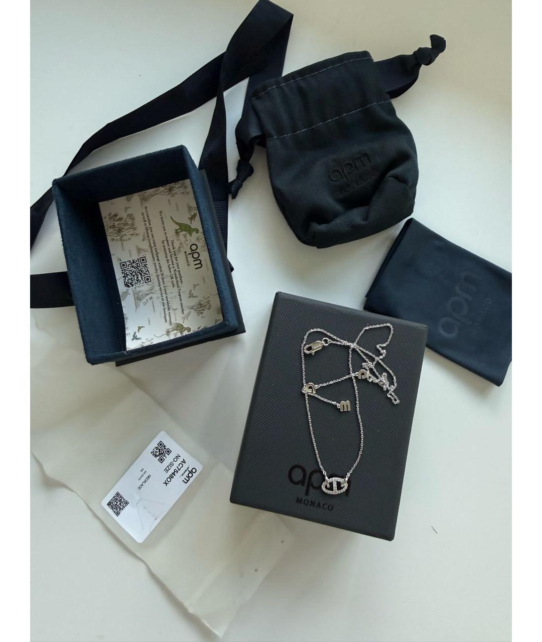 APM Monaco Серебряное серебряное колье, фото 7