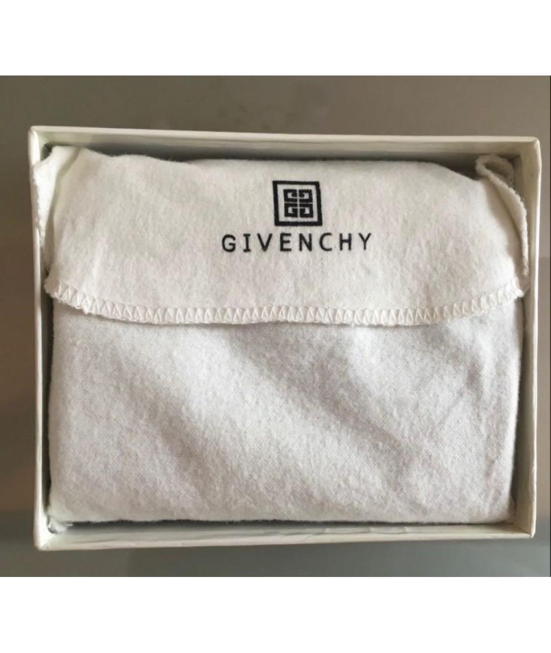 GIVENCHY Черный кожаный кошелек, фото 3
