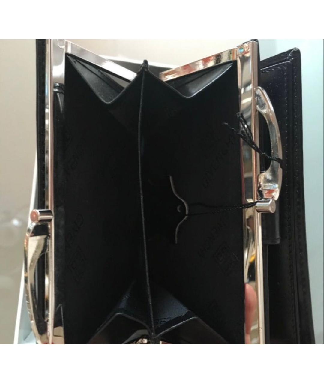 GIVENCHY Черный кожаный кошелек, фото 6