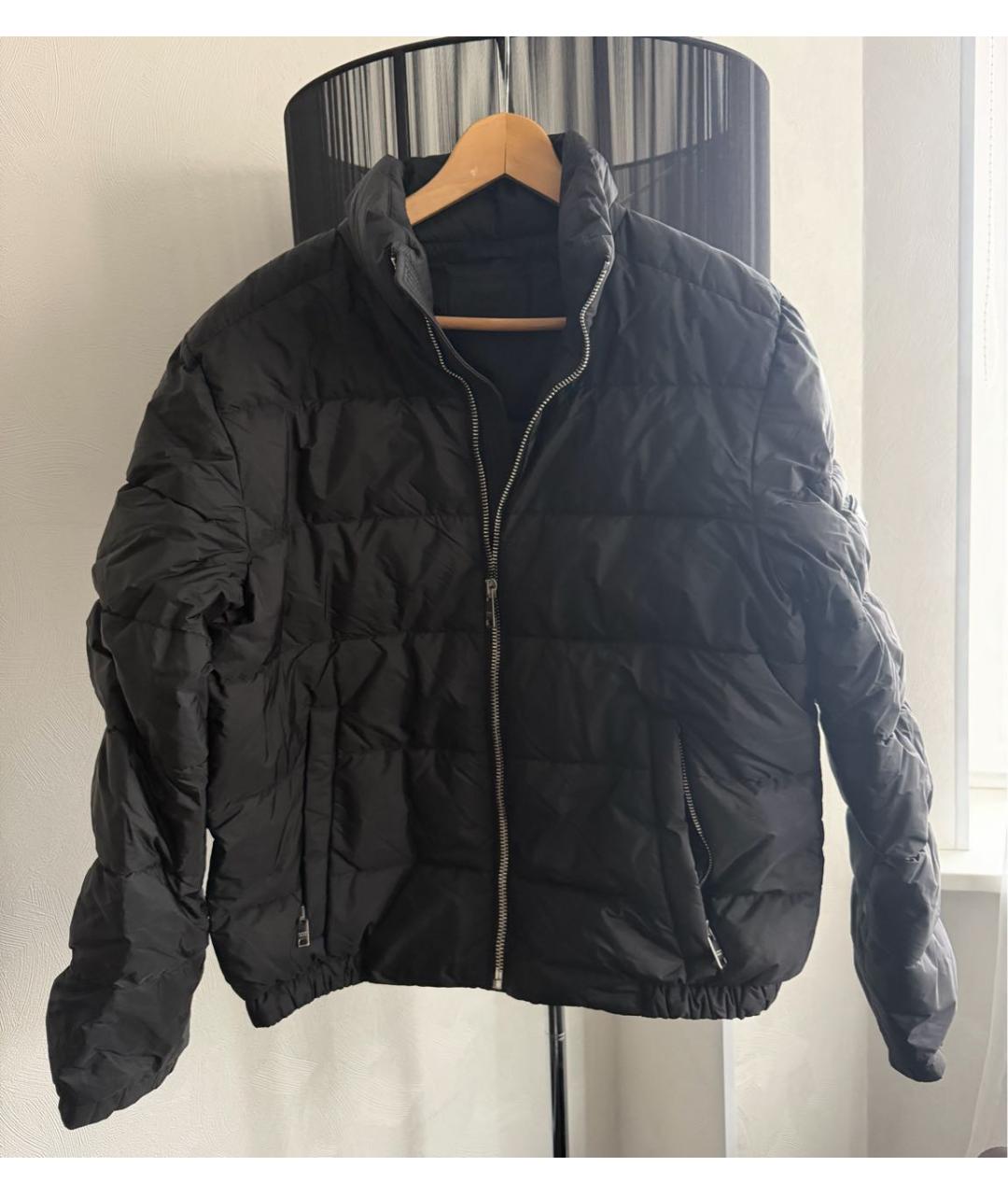 PRADA Черная полиэстеровая куртка, фото 7
