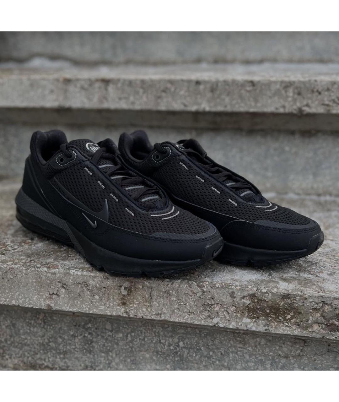 NIKE Черные низкие кроссовки / кеды, фото 5