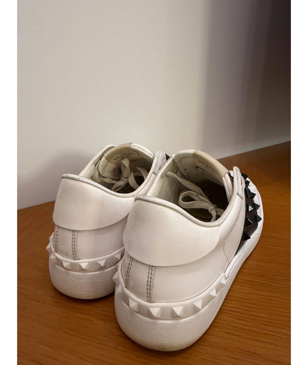 VALENTINO Белые кожаные кеды, фото 4