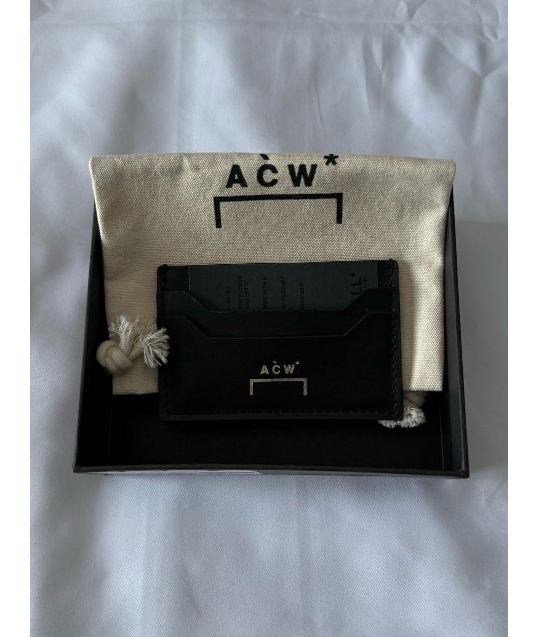 A-COLD-WALL* Черный кожаный кардхолдер, фото 3