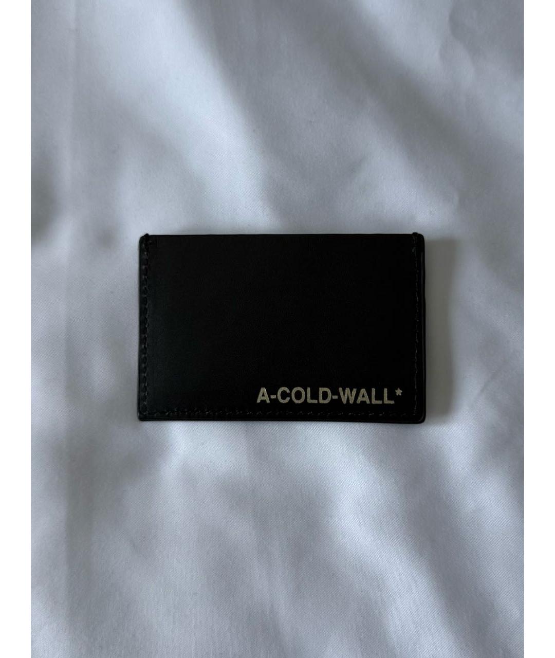 A-COLD-WALL* Черный кожаный кардхолдер, фото 2