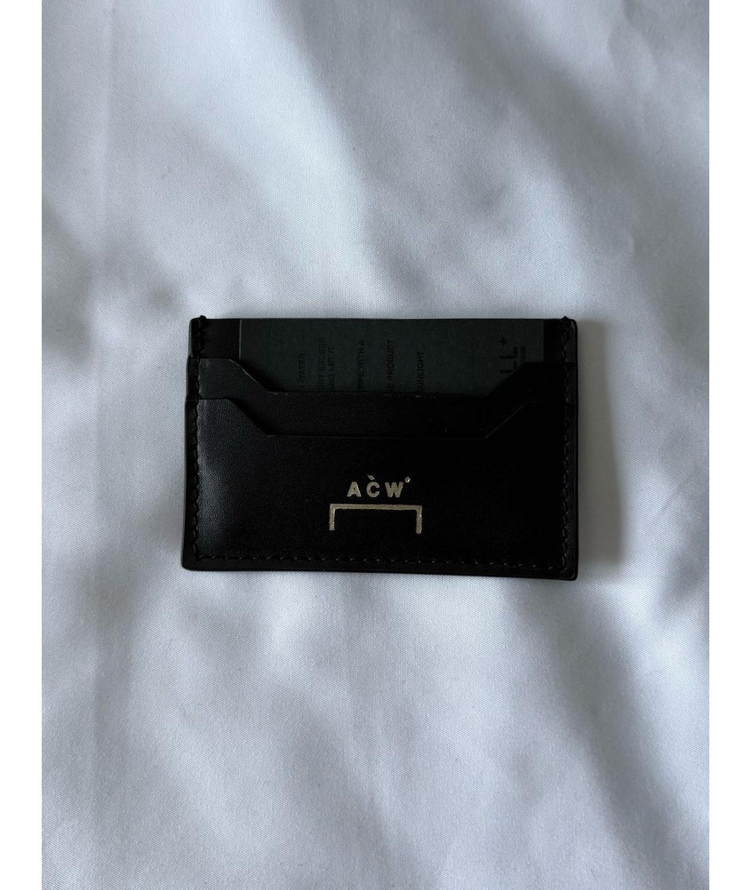 A-COLD-WALL* Черный кожаный кардхолдер, фото 5