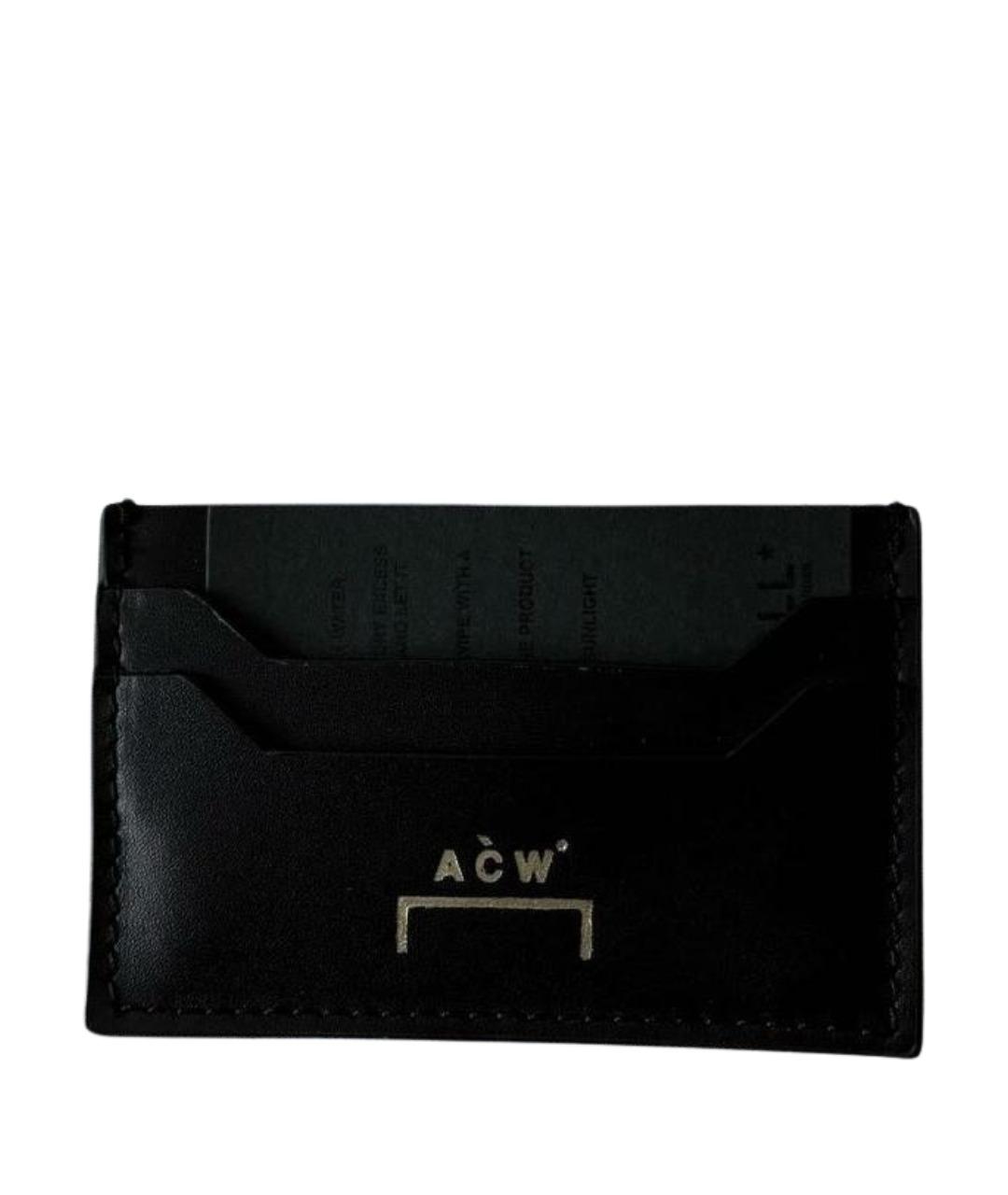 A-COLD-WALL* Черный кожаный кардхолдер, фото 1