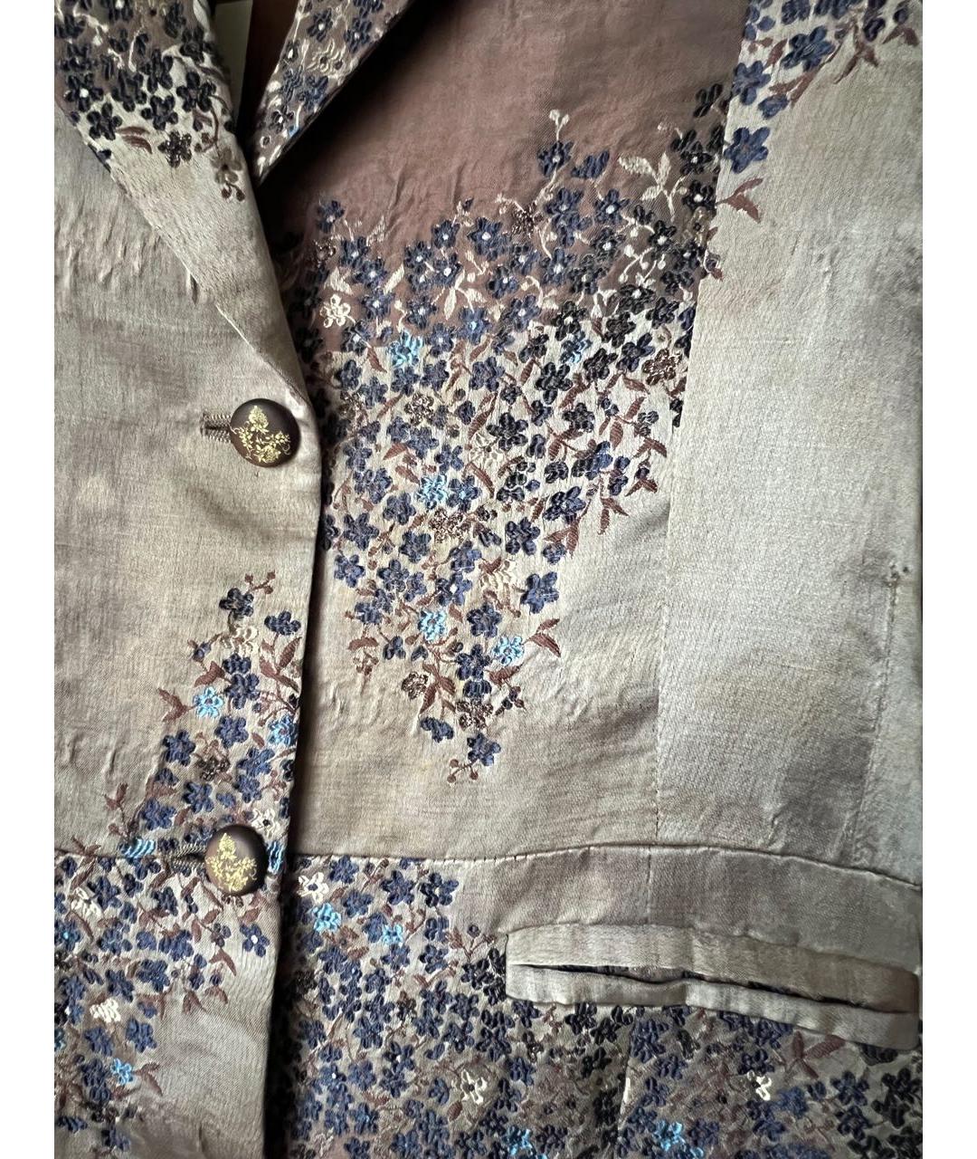 ALEXANDER MCQUEEN Мульти вискозное пальто, фото 5