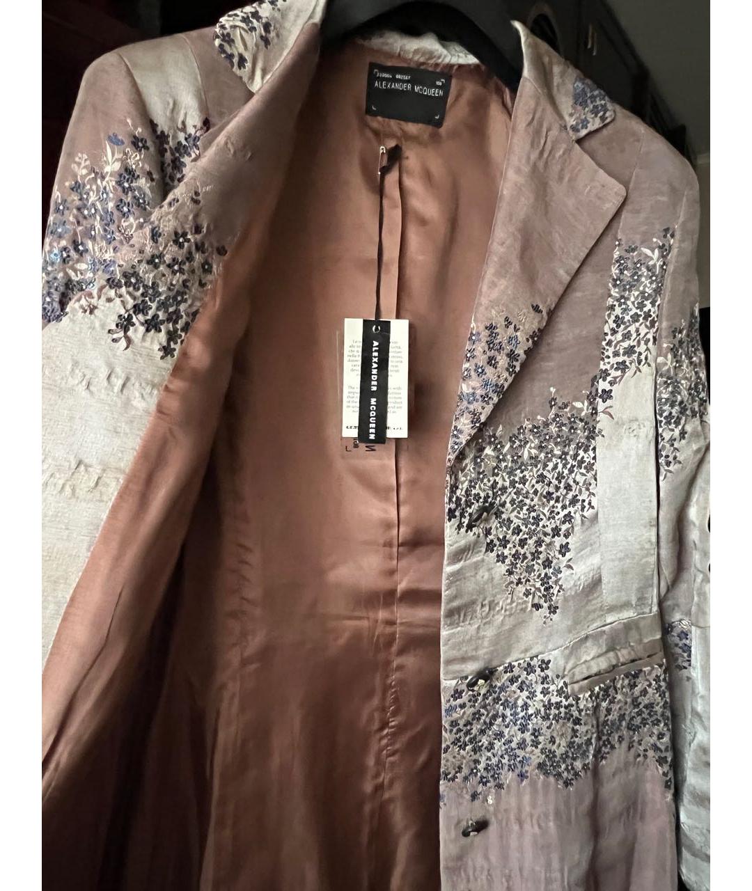 ALEXANDER MCQUEEN Мульти вискозное пальто, фото 3