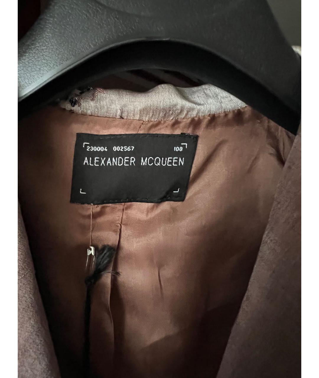 ALEXANDER MCQUEEN Мульти вискозное пальто, фото 4