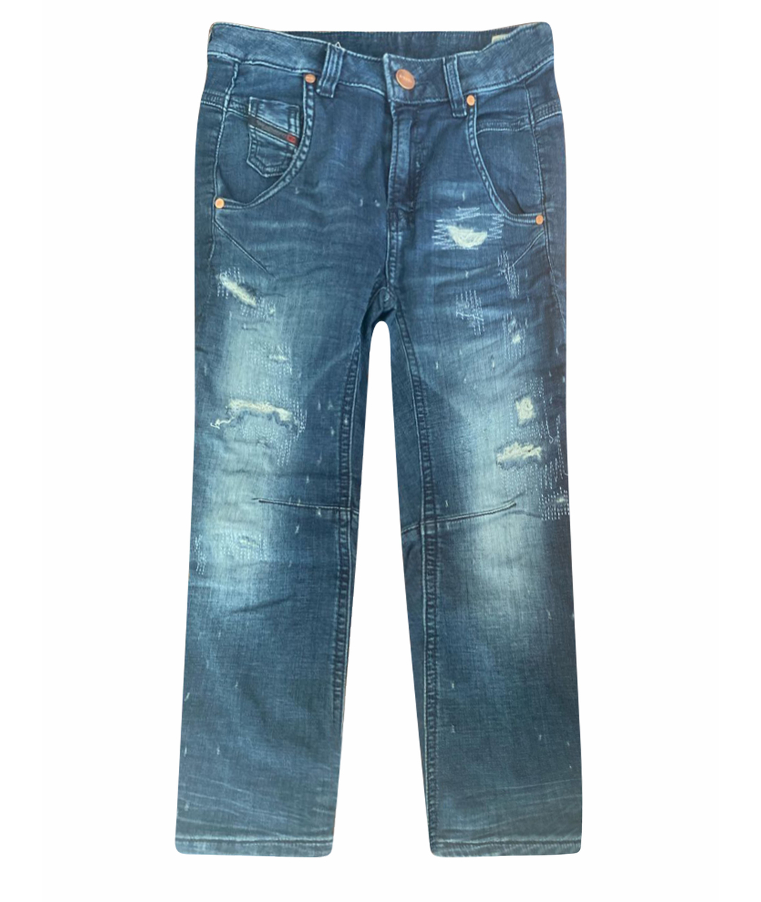 DIESEL KIDS Синие деним детские джинсы, фото 1