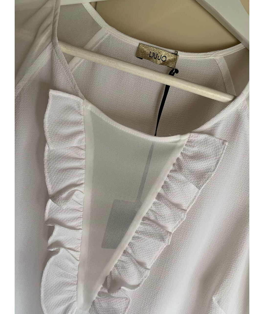 LIU JO Белая полиэстеровая рубашка, фото 3
