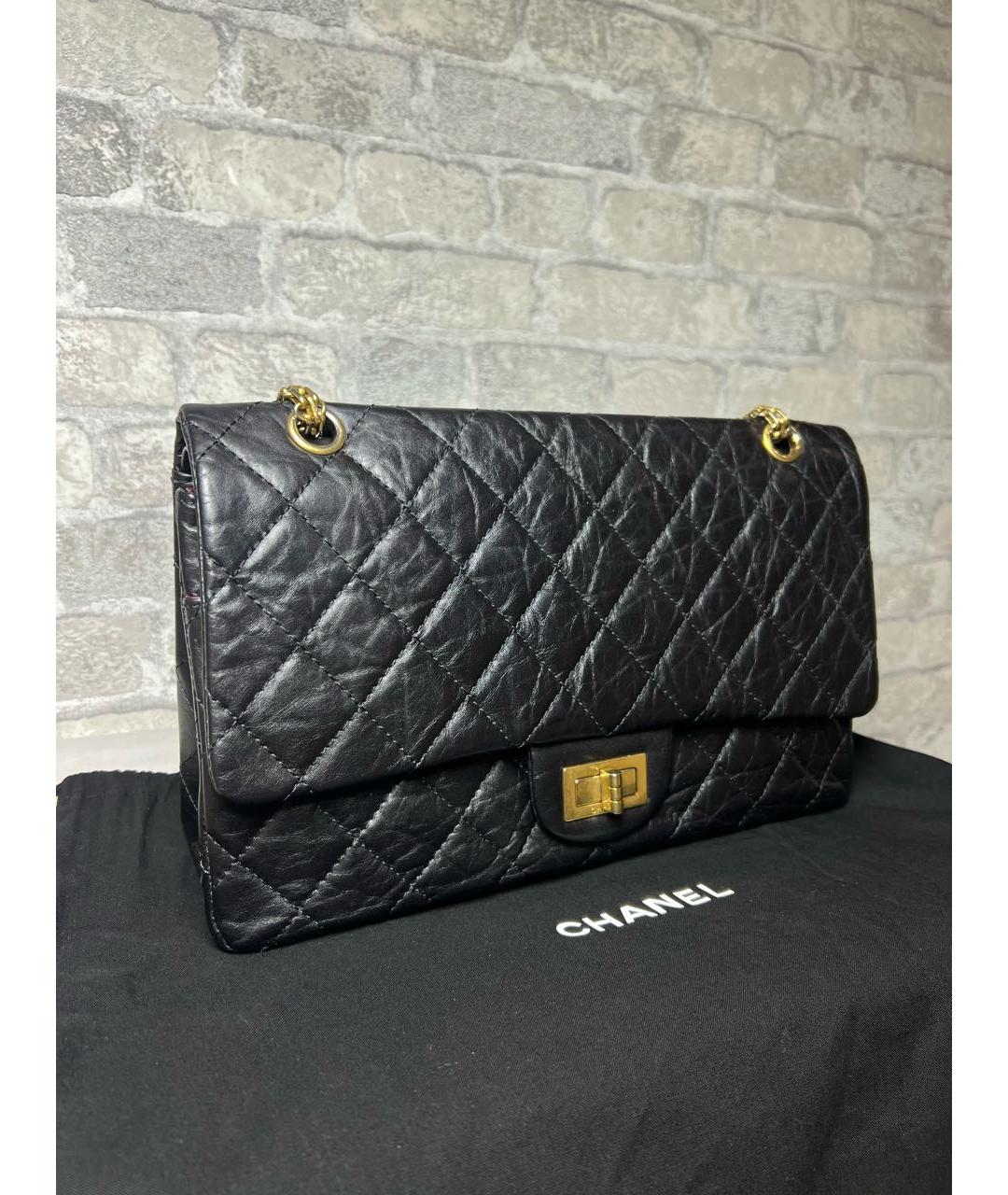 CHANEL Черная кожаная сумка через плечо, фото 2