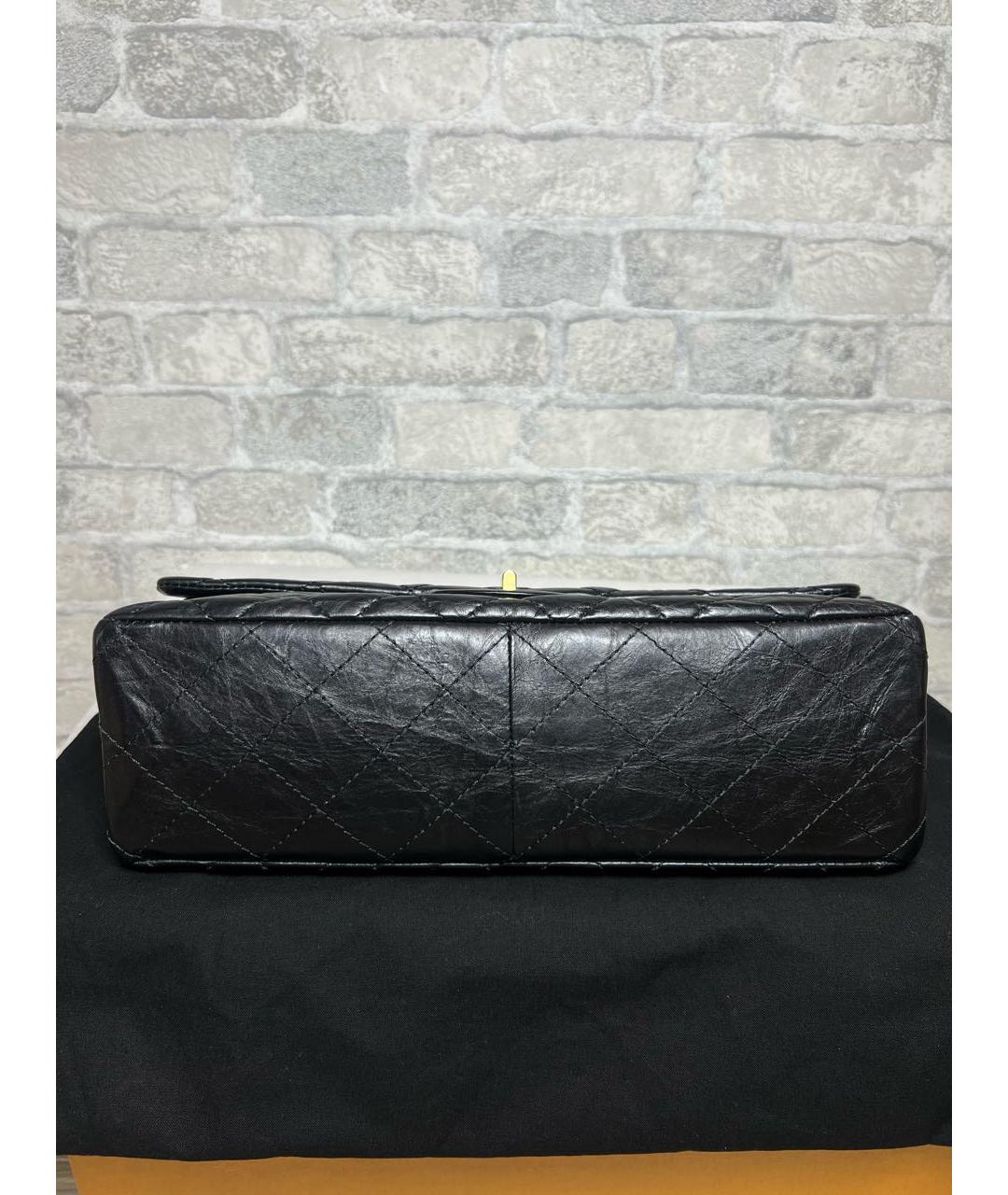 CHANEL Черная кожаная сумка через плечо, фото 6