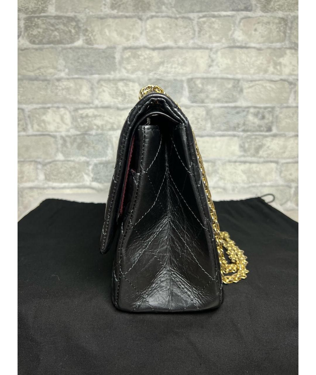 CHANEL Черная кожаная сумка через плечо, фото 5