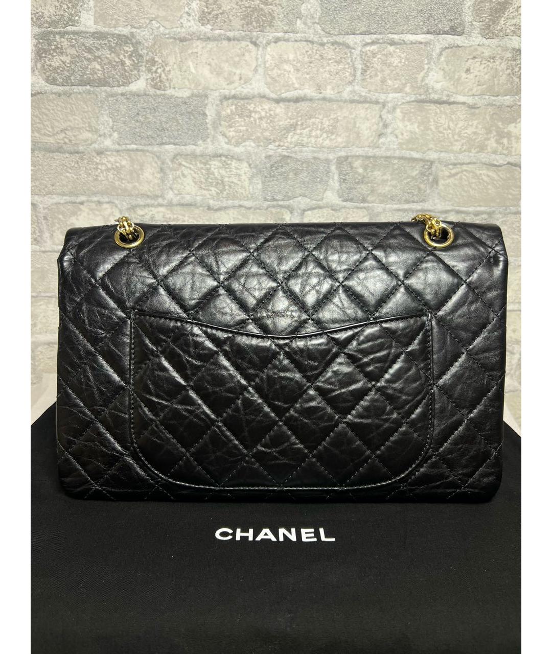 CHANEL Черная кожаная сумка через плечо, фото 4