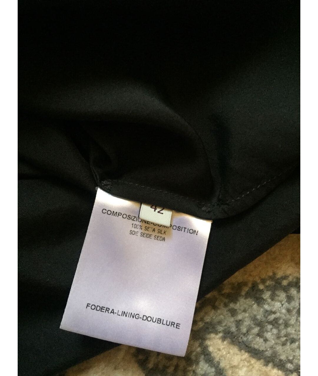 STELLA MCCARTNEY Черная шелковая рубашка, фото 4