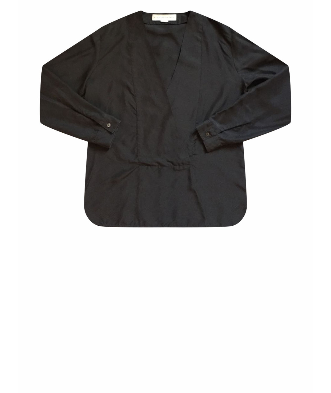 STELLA MCCARTNEY Черная шелковая рубашка, фото 1