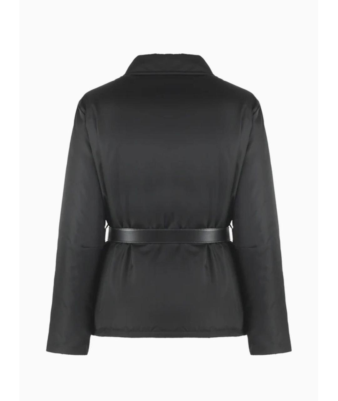 PRADA Черная полиамидовая куртка, фото 2