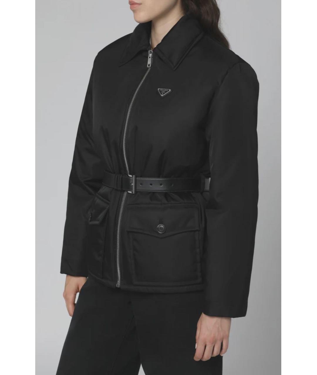 PRADA Черная полиамидовая куртка, фото 5