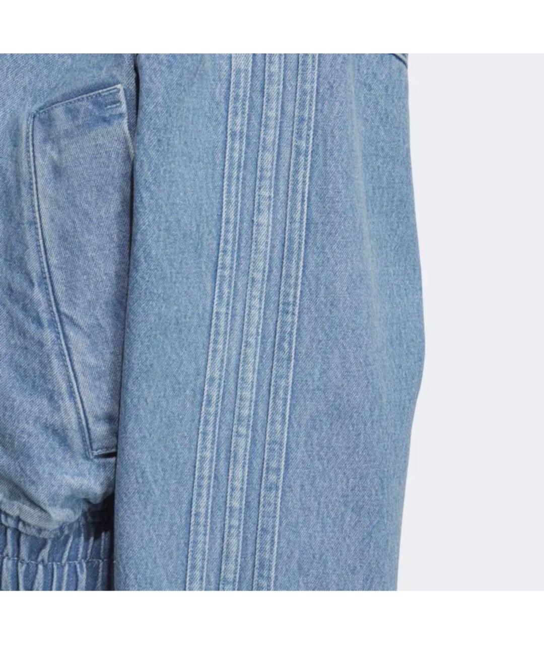 ADIDAS Голубая деним куртка, фото 4