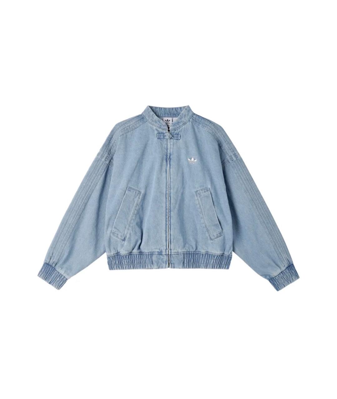 ADIDAS Голубая деним куртка, фото 6