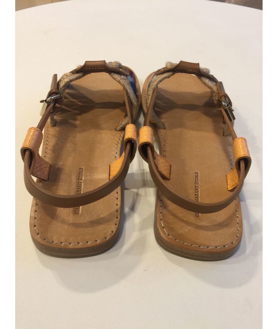 ISABEL MARANT ETOILE Мульти кожаные сандалии, фото 4