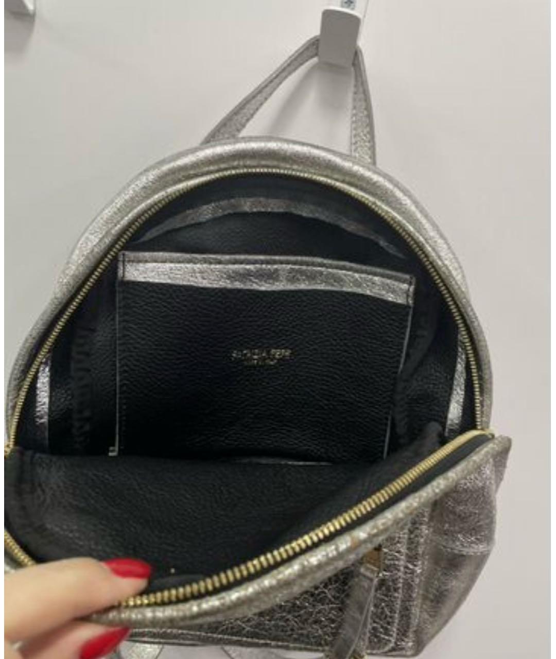 PATRIZIA PEPE Серебрянный рюкзак, фото 3