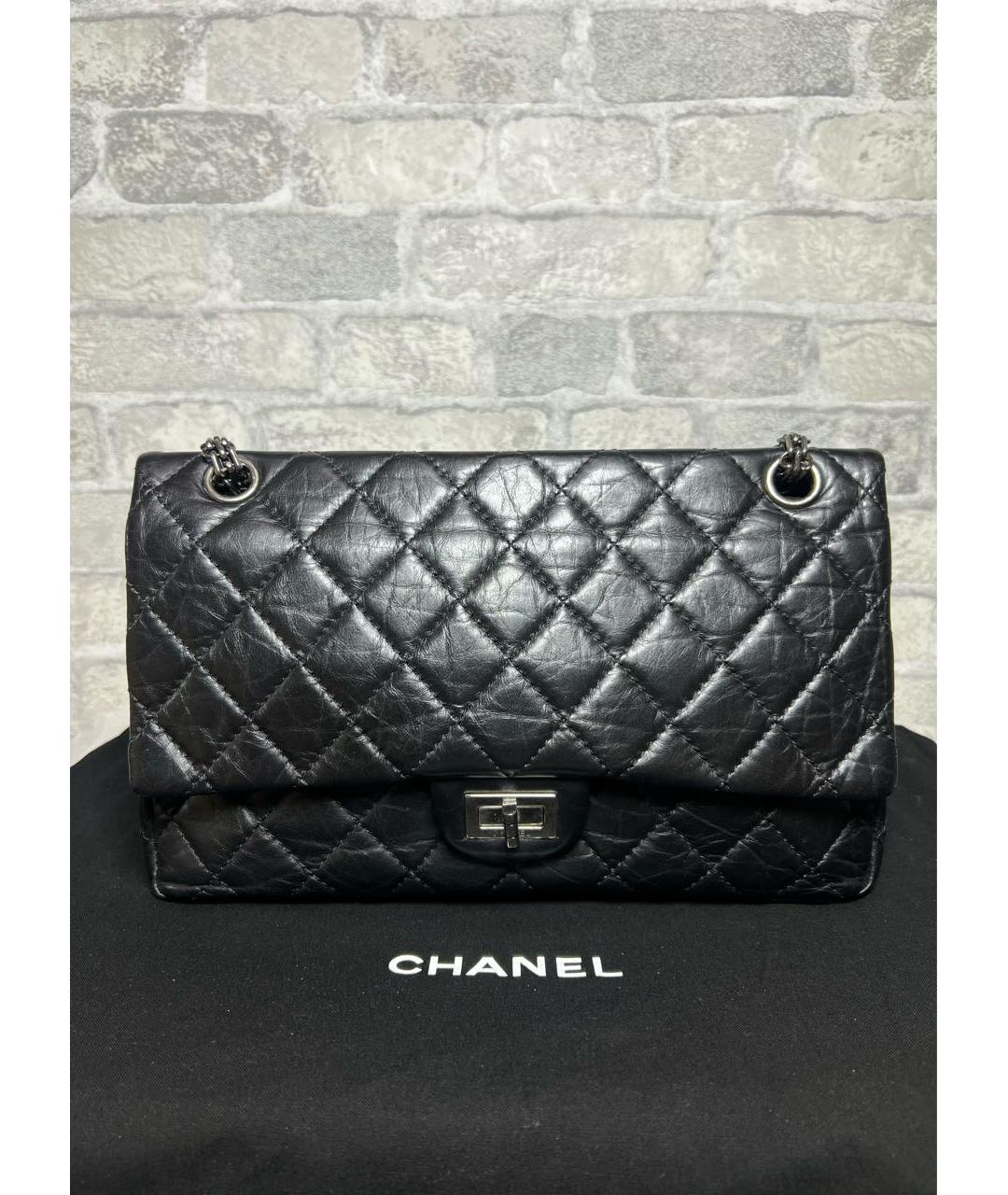 CHANEL Черная кожаная сумка через плечо, фото 9