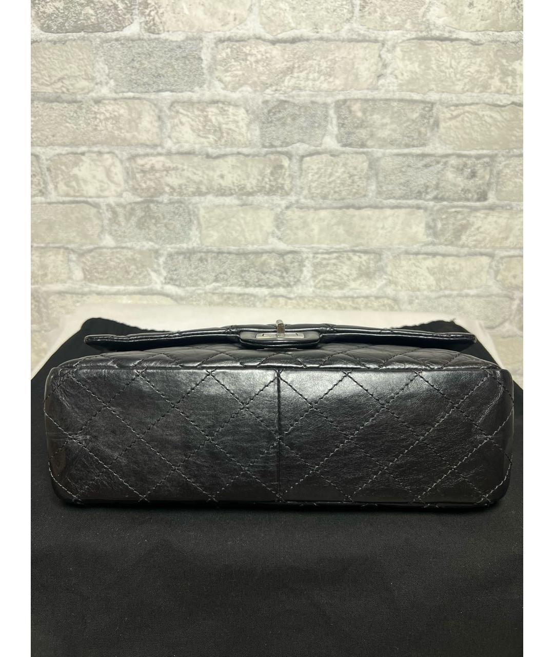 CHANEL Черная кожаная сумка через плечо, фото 6