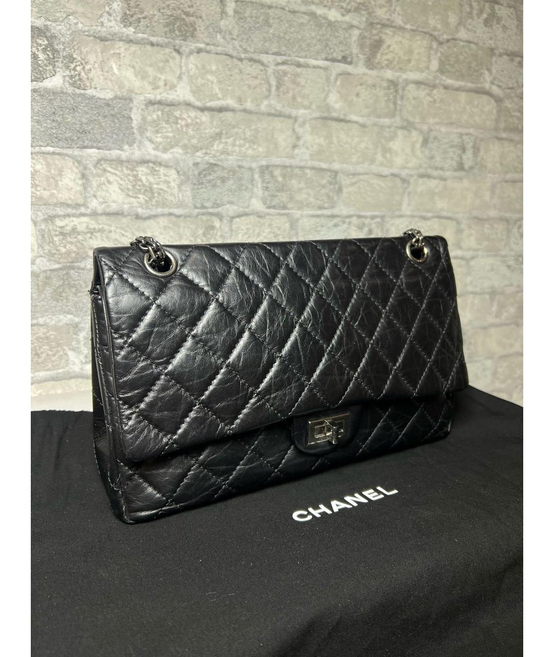 CHANEL Черная кожаная сумка через плечо, фото 2