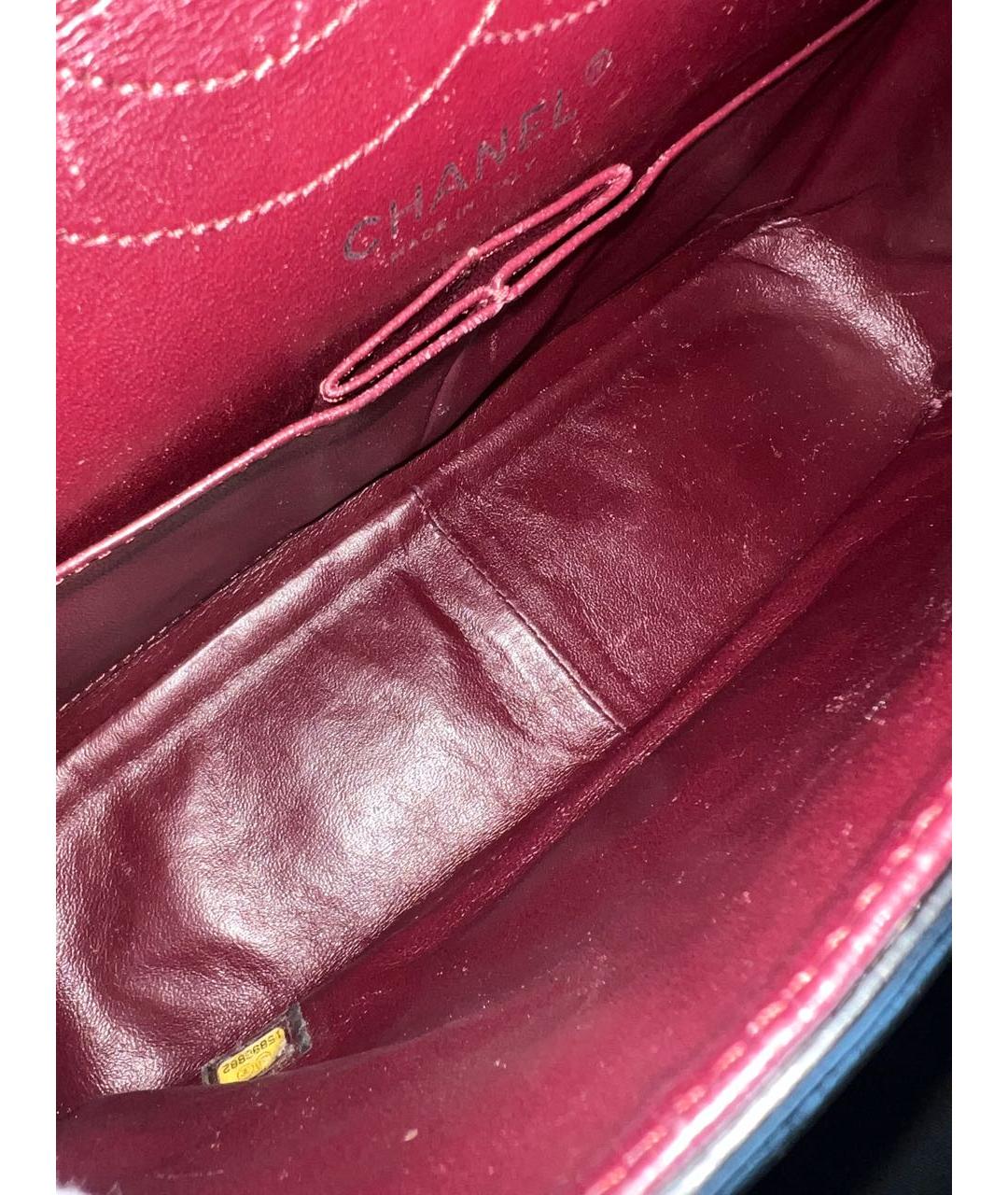 CHANEL Черная кожаная сумка через плечо, фото 8