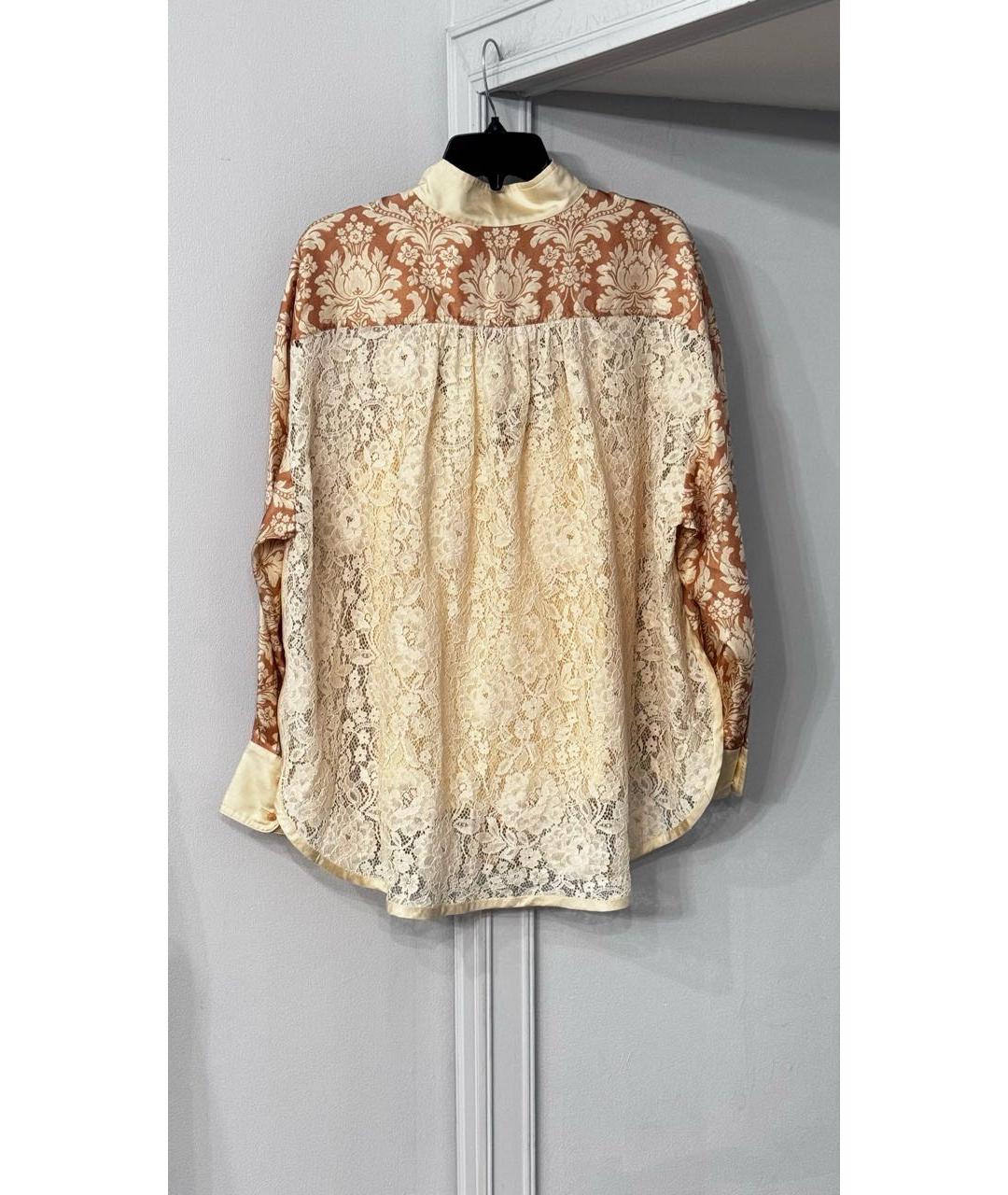 ZIMMERMANN Бежевый шелковый костюм с брюками, фото 4