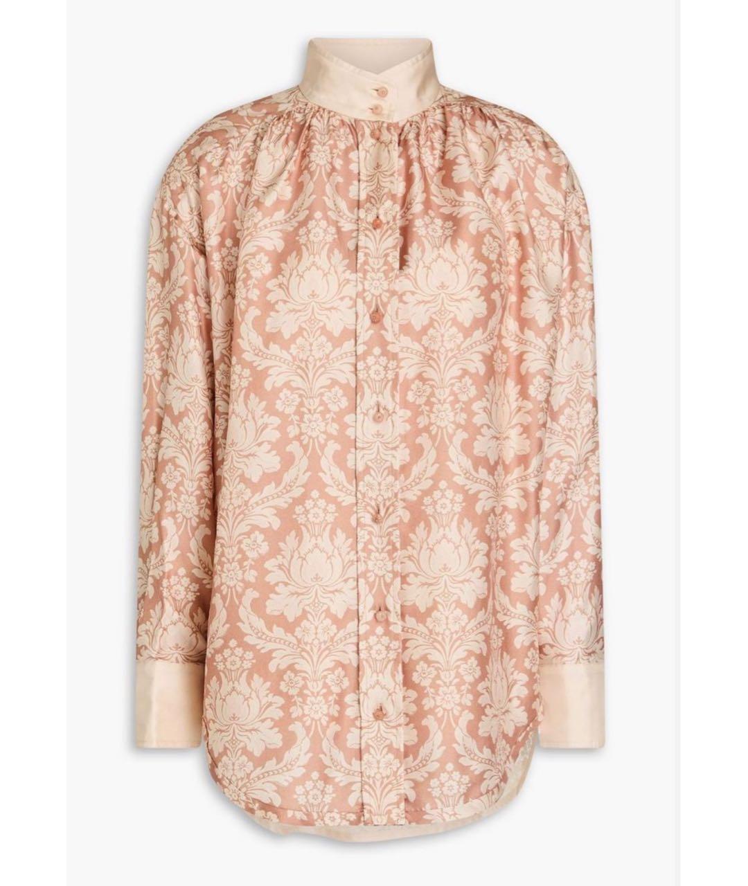 ZIMMERMANN Бежевый шелковый костюм с брюками, фото 9