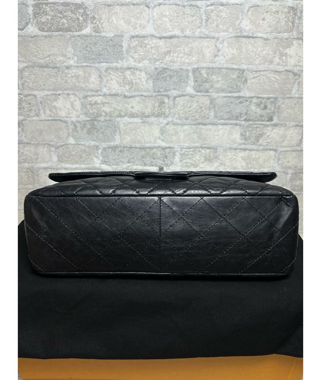 CHANEL Черная кожаная сумка через плечо, фото 6