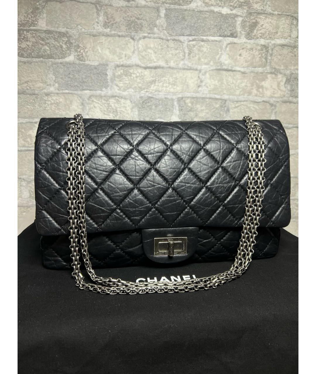 CHANEL Черная кожаная сумка через плечо, фото 3